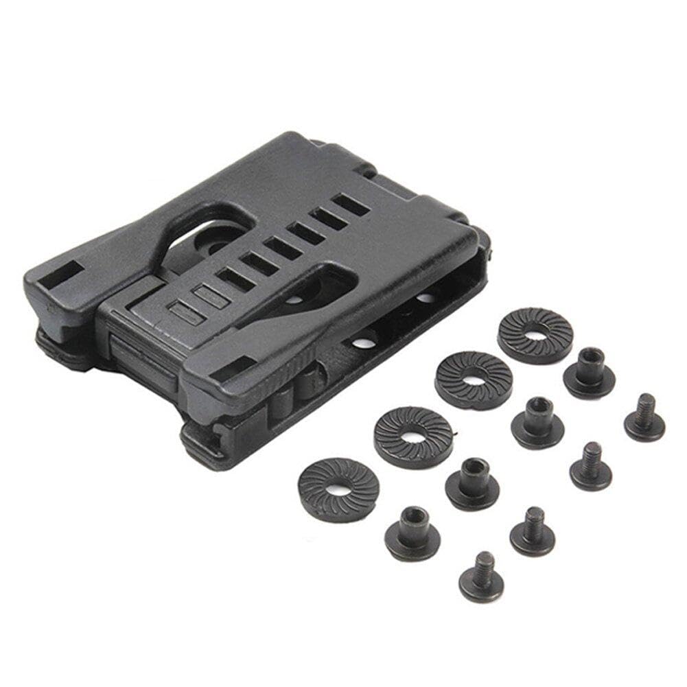 Luxylei Waist Clip Tool K Sheath Scabbard Kit Attach Back Clamp Belt Camp Hike Fish Bushcraft Flashlight Spike Outdoor Knife