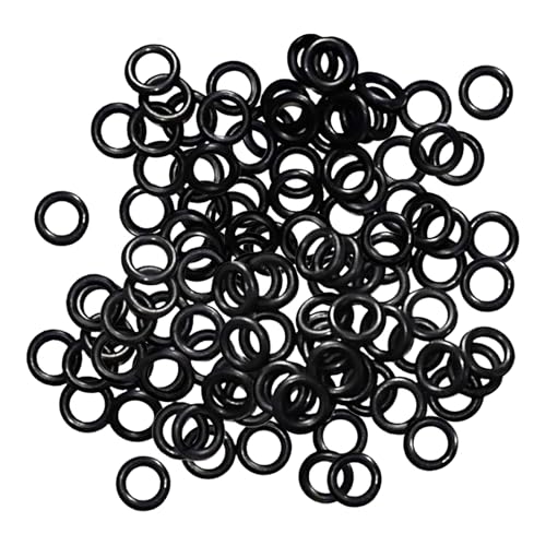 Luoyer 200 Pcs Archery Arrow Broadhead O-Rings 1/4inch Field Points Arrow Tips Replacement Rubber Bands for Preventing Loosening Archery Accessories