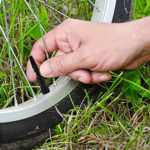 Tapones de válvula tubeless 40 mm negro miniatura 6