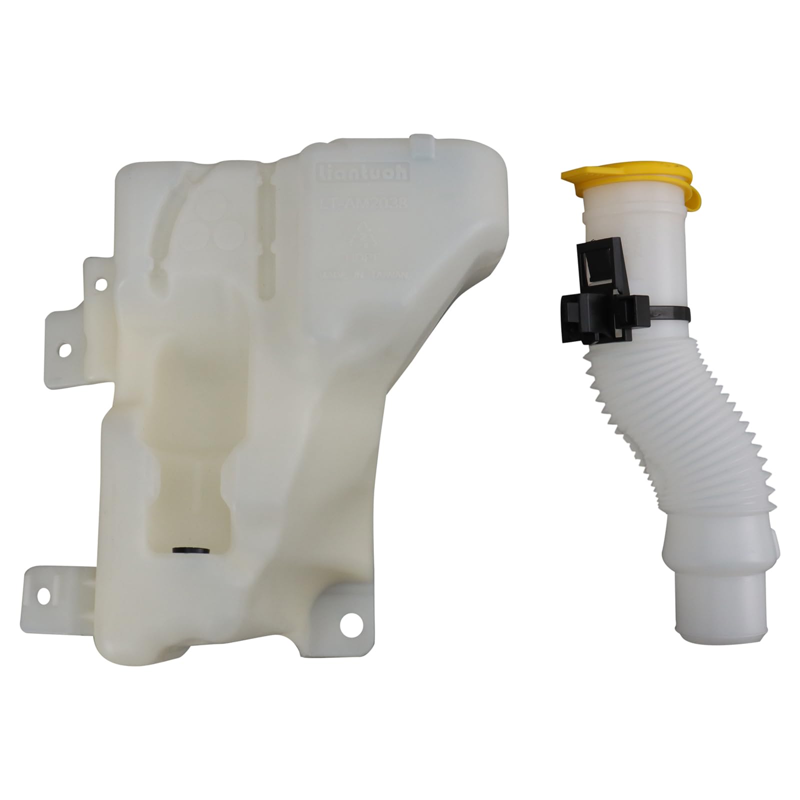 TRQ Windshield Washer Reservoir for 2015-2018 Jeep Renegade & 2016-2018 Fiat 500X