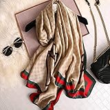 Multifunktional - Der große quadratische Schal kann als Kopftuch, Halstuch, Haarschal/Kopftuch, Armband, Taschendekoration usw. verwendet werden. Er ist ein modisches Accessoire für Damen