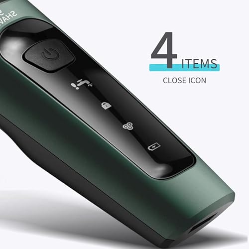 S600 Multifunctional Beard Shaver Rechargeable Shaver Electric Shaver Usb High Power Whole Body Washable (Green) #TOP4