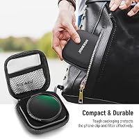 NEEWER 67mm CPL Filter für Handy, Zirkularpolarisationsfilter für Kameraobjektive mit Blitzschuhhalterung kompatibel mit iPhone 17 16 16e 15 Pro Max Plus 14 13 Android Samsung Galaxy S25 Ultra, FL-27 – Ansicht 8