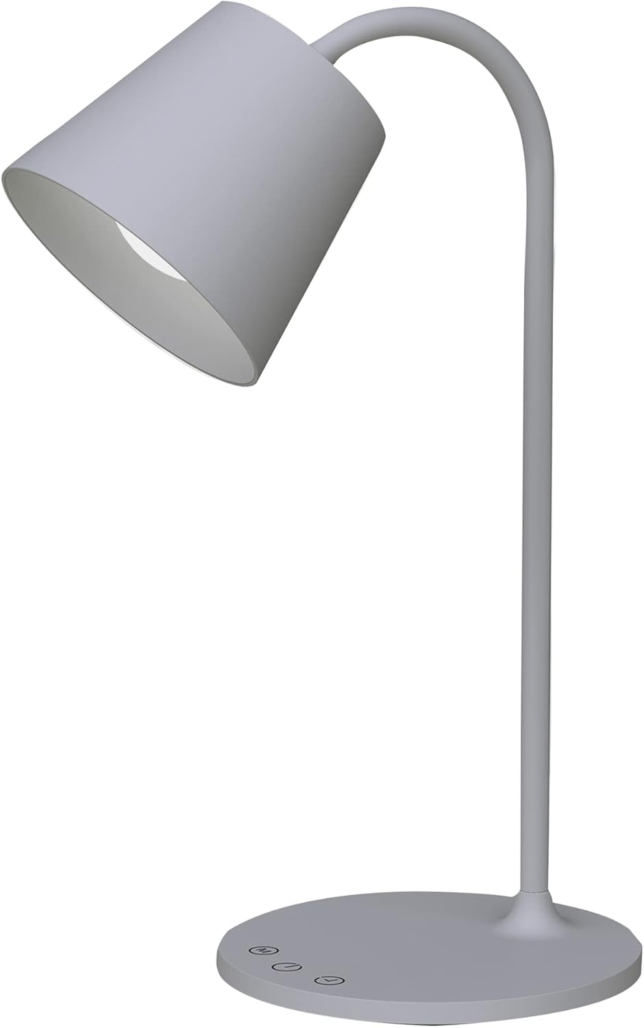 Realspace™ Kessly LED Desk Lamp With USB Port, 17"H, Gray
