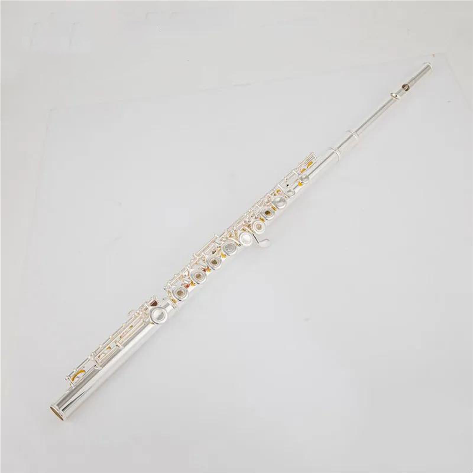 Professionale Flauto Traverso 17 Chiavi Aperte Fori C Tono Flauto Traverso Con Corpo Placcato Argento In Cupronichel Con Chiave MI