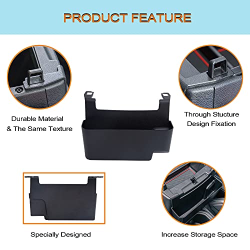 Center Console Hanging Box Compatible With Jeep Wrangler Jl/Jlu 2018 2019 2020-2022 2023 And Jeep Gladiator Jt Truck 2020 2021 2022 2023 Organizer Tray Armrest Storage Accessories (Not For Jk/Jku) #TOP4