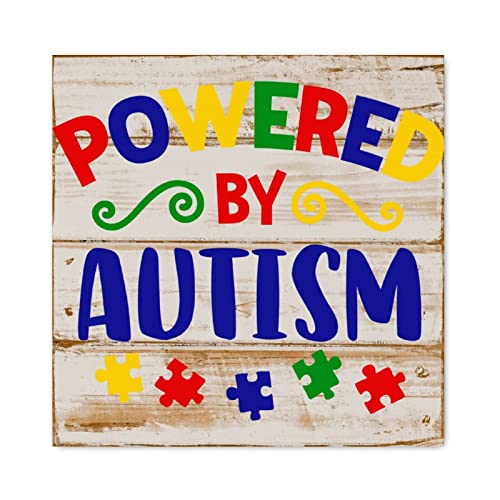 Maman autisme puzzle bois Evans1nism cadeau déco murale 40cm