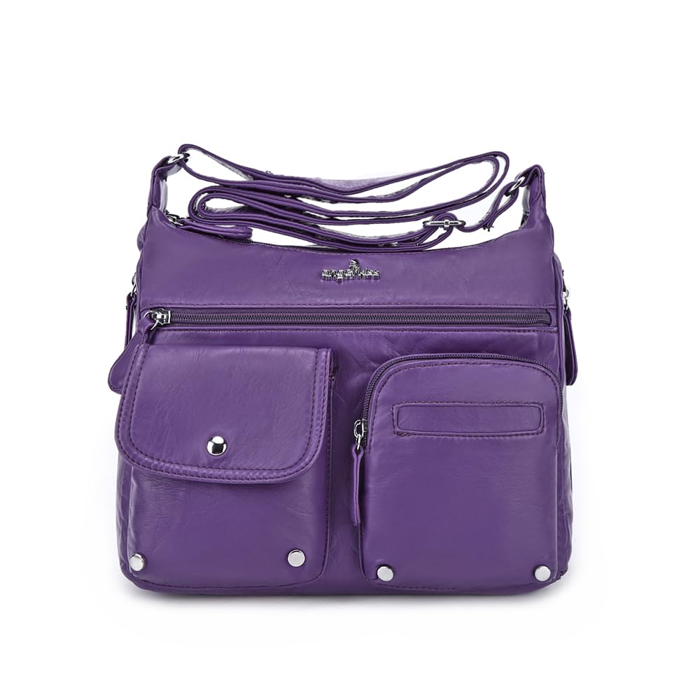 Angel Kiss Crossbody Bags for Women, Ladies Shoulder Handbags and Purses Medium Faux Leather Pocketbooks | Ladies, Medium, Faux Leather
