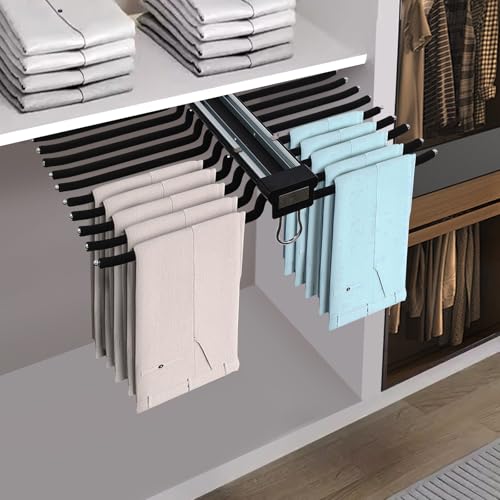 Porte-pantalons extensible 22 barres pour ne plus froisser vos vêtements