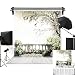 Kate 5x7ft/1.5m(W) x2.2m(H) Wedding Photography Backdrops White Flowers Background Natural Scenery Bridal Shower Photo Studio Props