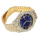 Orologio alla moda in acciaio inox Hip Hop con design creativo e comodo da indossare per ogni occasione (09)