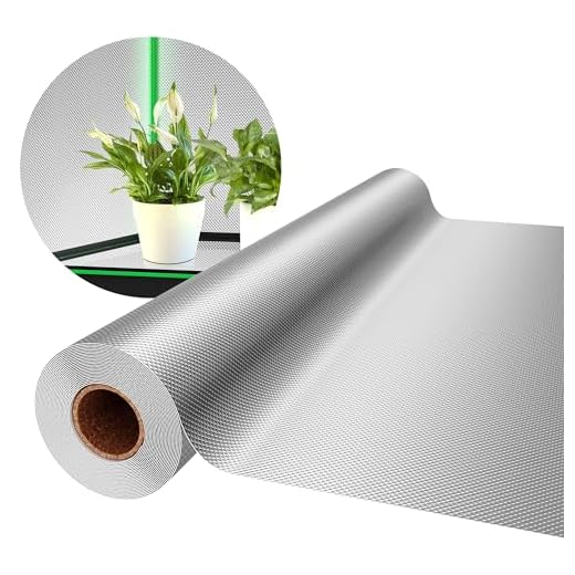 VIVOSUN 6 Mil Mylar Film Roll, 4 ft. x 25 ft. Diamond Film Foil Roll, Heavy-Duty Reflective Film for Grow Tent, Warm House, and Grow Room (25 ft.)
