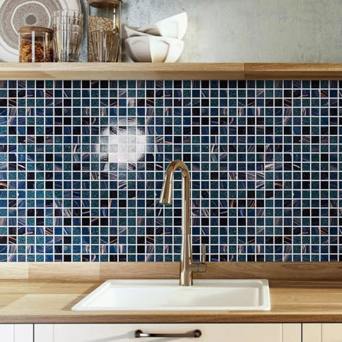 Review de Mosaico azul para baño los 10 mejores. 21 Imagen adicional