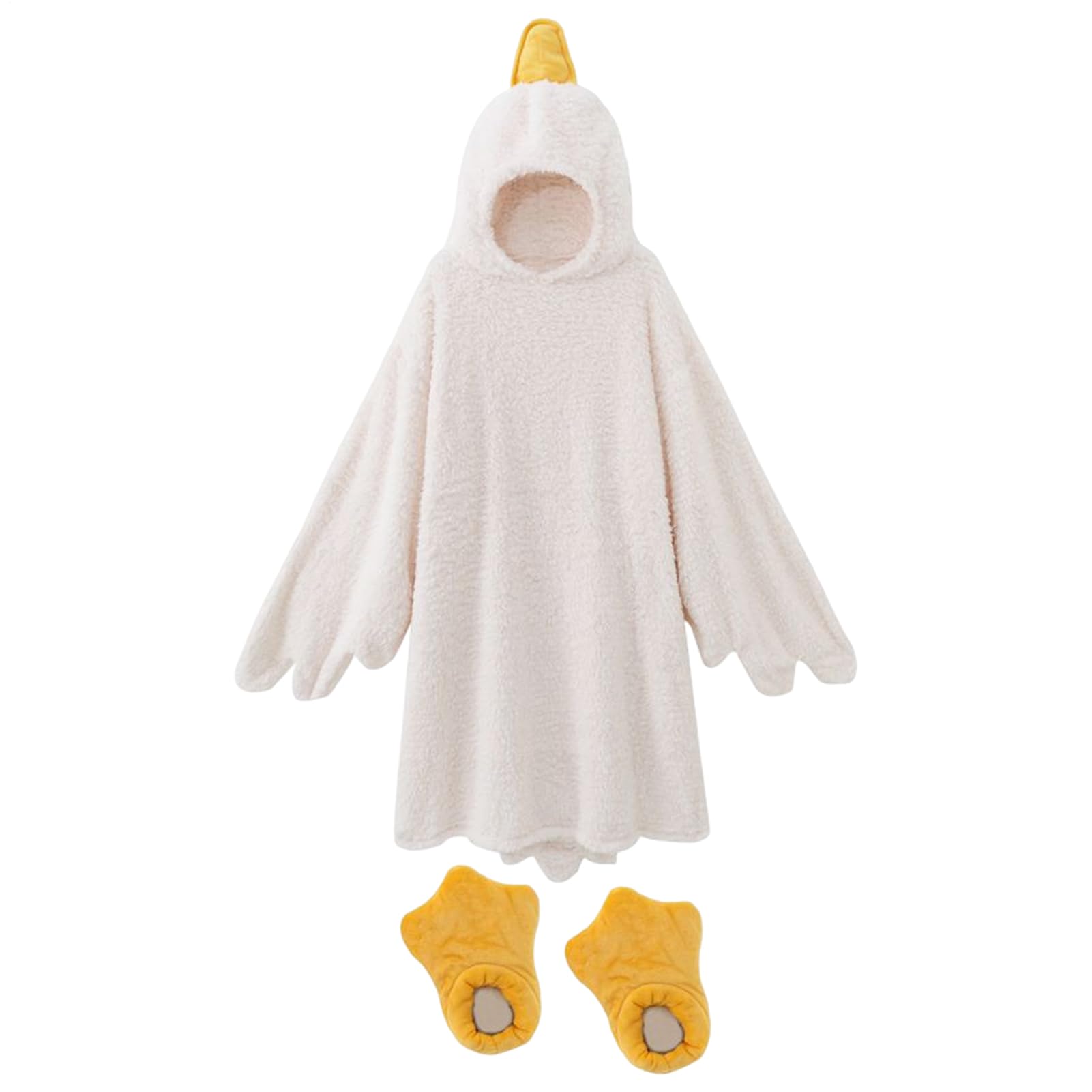 Felpa con cappuccio oversize con design a forma di oca | Coperta con cappuccio per camera da letto, film, feste, riunioni di famiglia, campeggio, viaggi, casa, soggiorno