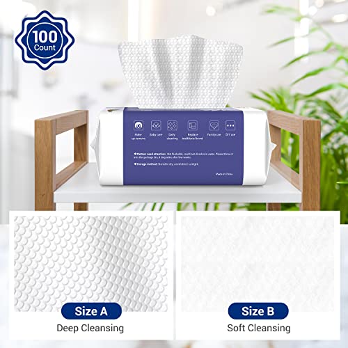 Ourmed Life FACIAL-CLEANSING-CLOTHS-AND-TOWELETTES Face Towels, Disposable Biodegradable Clean Facial Wash Cloth thumb #3