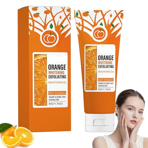 Gel exfoliant aux enzymes d'orange hydratant et nettoyant en profondeur pour le visage et corps