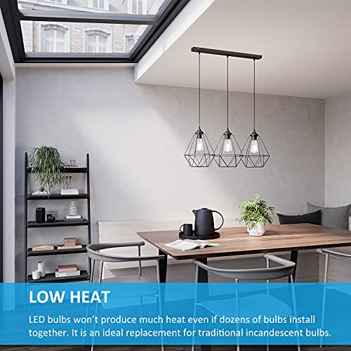 Maxvolador USNC-LED-DST58-0650-12 12-Pack Dimmable Vintage Led Edison Bulb 60W Equivalent, 6W 850Lumens Edison Light Bulbs 5000K thumb #7