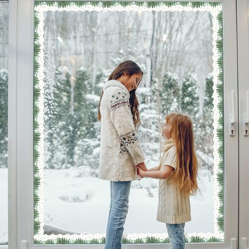 Image of BeYumi Forest Mountain Border Trim - 65ft Back to School Sage Green Watercolor Forest Wonderland Rolled Border Trim Green Mountain Bulletin Board Party School Classroom Office Chalkboard Home Decor