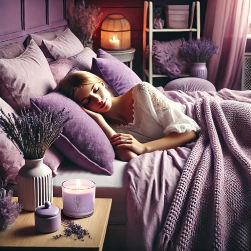 scented candles scented candle gift set for stress relief 3 votive candles for women and men birthday candle gifts for women christmas candles for women pink  purple  white 7 oz