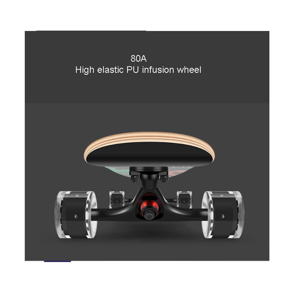 TXTC Anfänger Longboard Komplett Skateboard for Jungen Und Mädchen Erwachsene Jugendliche Professionelle Skateboards Vierrädrige Scooter-Tanz-Brett Mit Bunten Blinkenden Räder (Color : C)