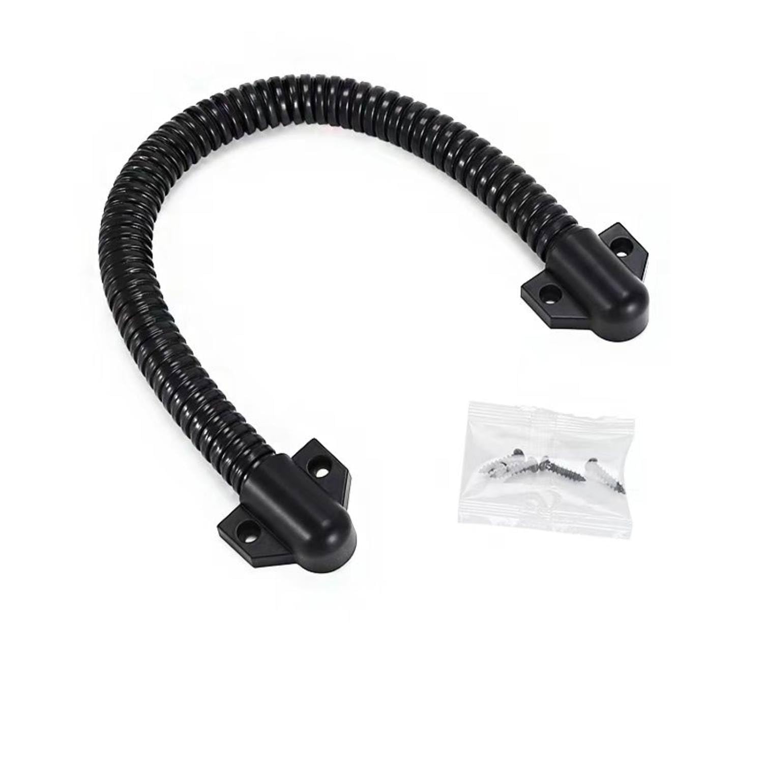 LEDKIA LIGHTING Pasacables Flexible para puerta Negro 9 mm