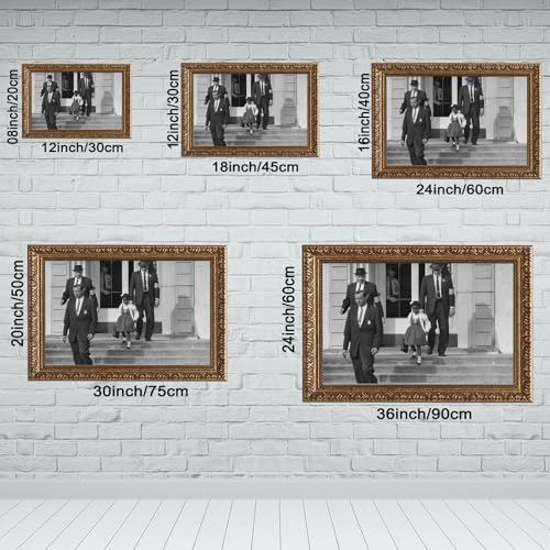 Impression sur toile Ruby Bridges US Marshals 61x91 cm pour déco salon - 2