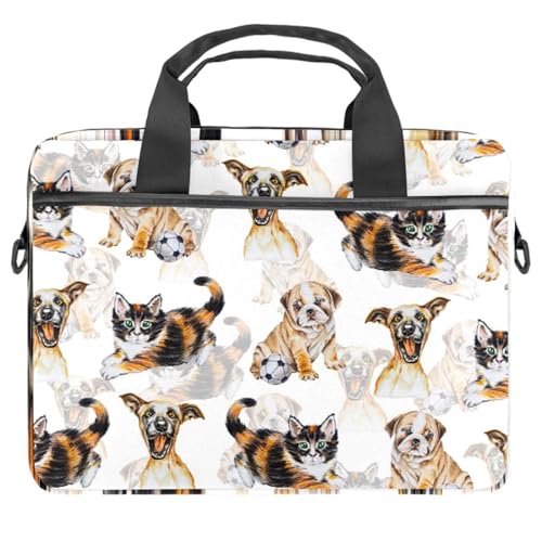 Sac portable 13.3-14.5" anti-rayures motif animaux rigolo pour protéger son ordi des chocs légers