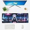 Anime Mouse Pad,Large Mouse Pad, Soft Rubber Base, Non-Slip Surface,31.5x11.8x0.12inch Long Computer Keyboard Mouse Mat,Office Desk Mat,Gaming Mousepad. (Cybergirl) - Image 2