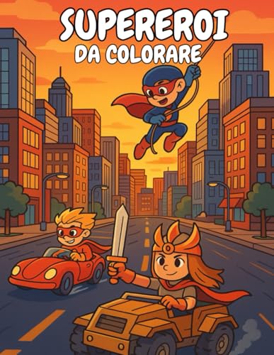 SUPEREROI DA COLORARE