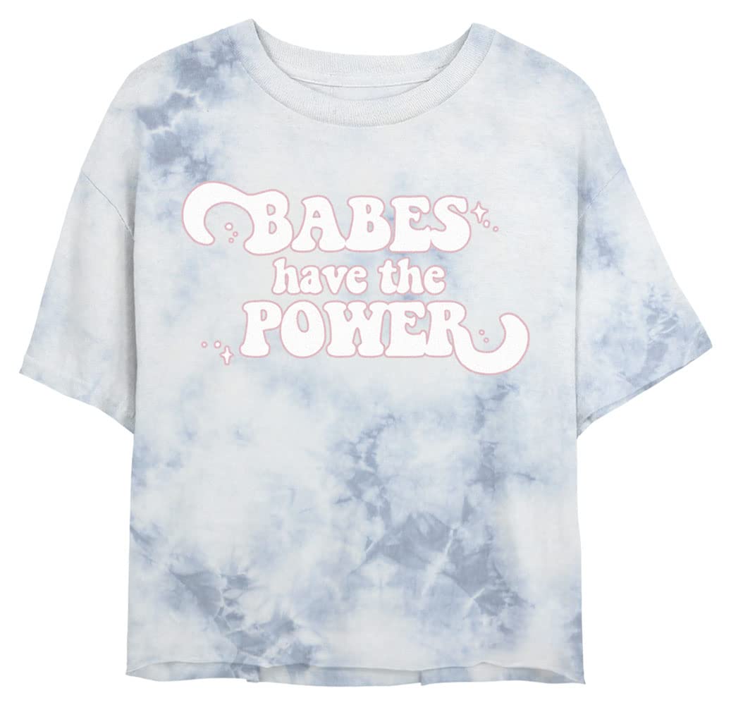 Fifth SunBabes Have The Power Women's Bombard Wash Short Sleeve Crop Tee