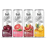 Bai Bubbles Sparkling Water, Voyager Variety Pack, Antioxidant Infused, 11.5 Fl. Oz Can, 6 each of...