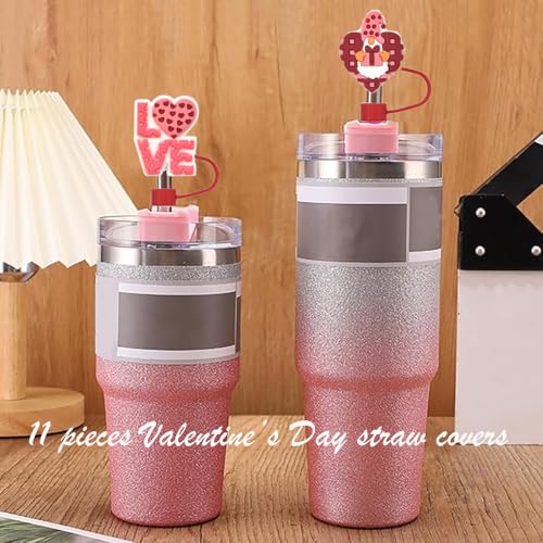 Protectores de Pitillos Corazón 11 Piezas Silicón Reutilizables miniatura 5