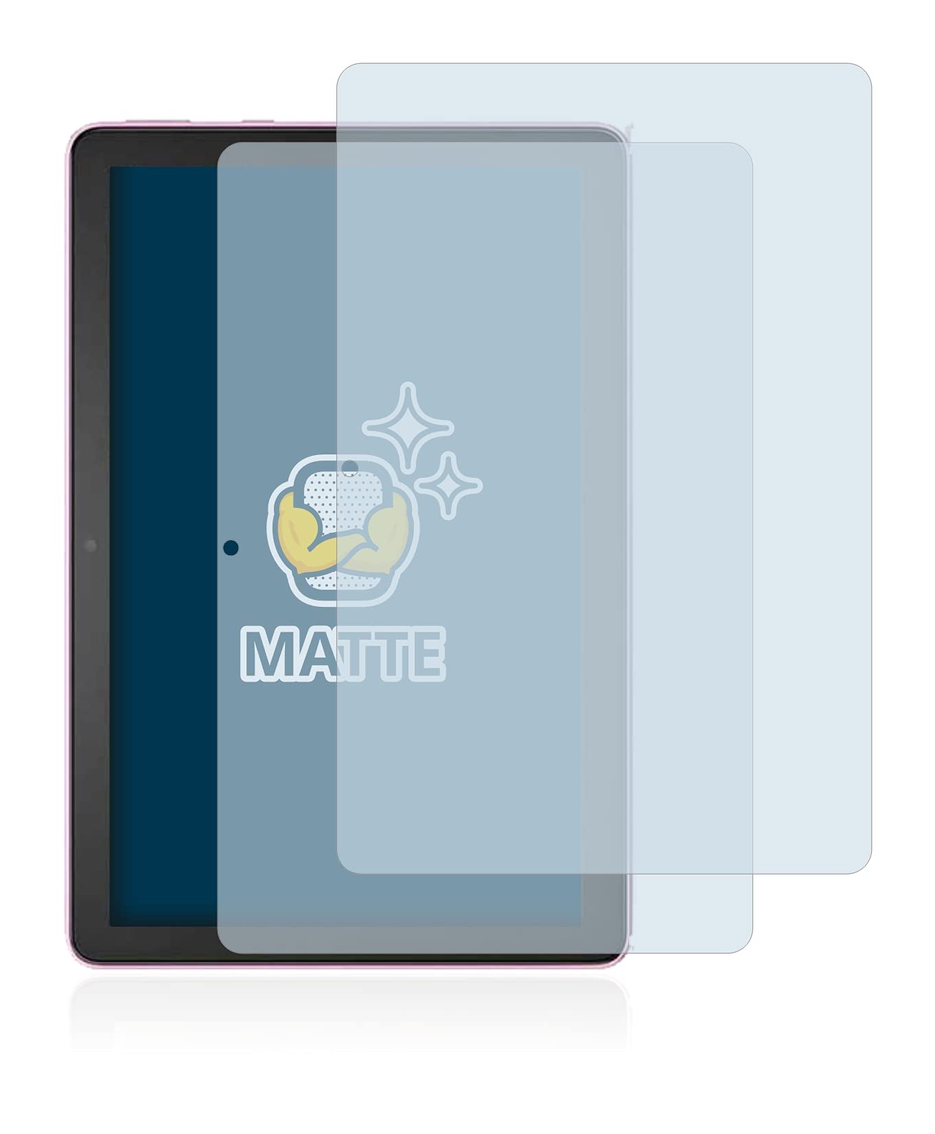 Brotect Pellicola Protettiva Opaca Per Amazon Fire HD 10 (2015, 5a Gen.) – 2 Pezzi, Anti-Riflesso, Anti-Graffio, Made In Germany - 2