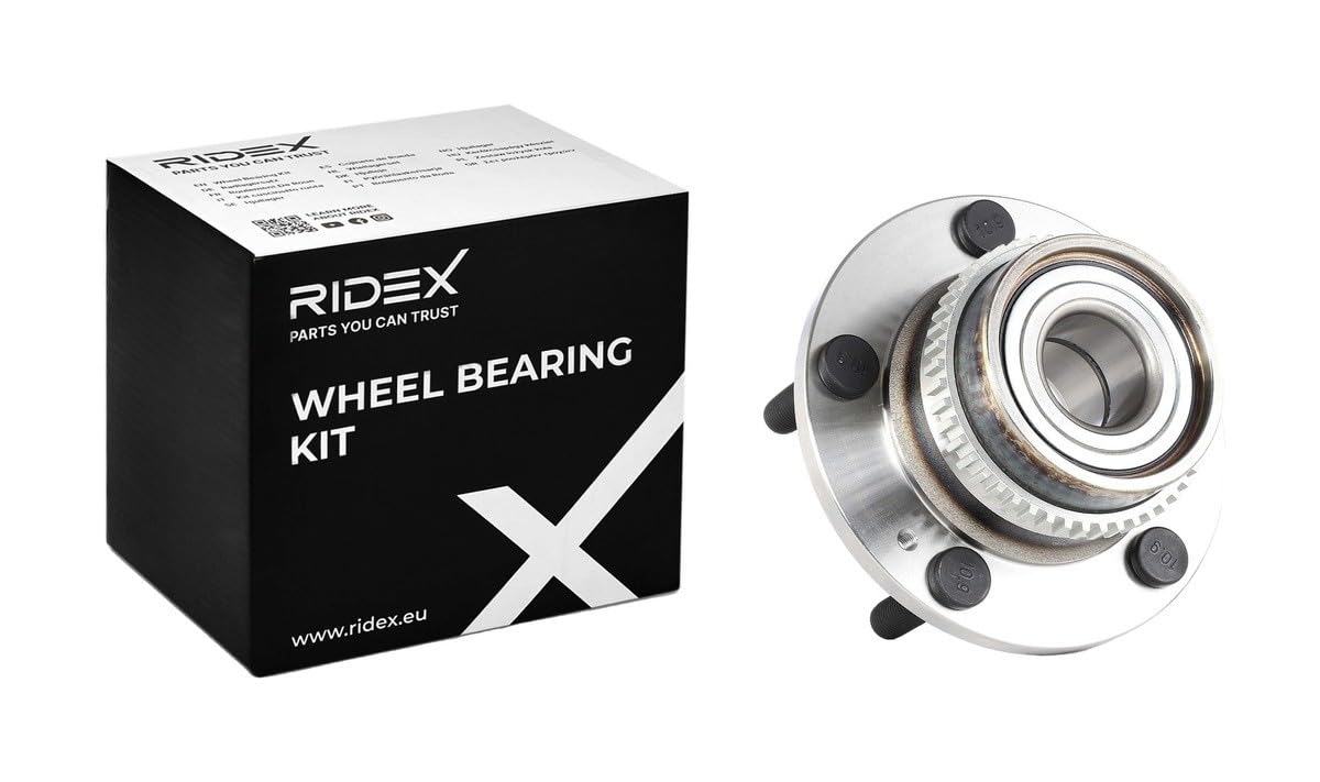 RIDEX 654W0224 Juego de cojinete de rueda Delantero, ambos lados Rodamiento integrado en buje de rueda Compatible con KIA SPORTAGE SL