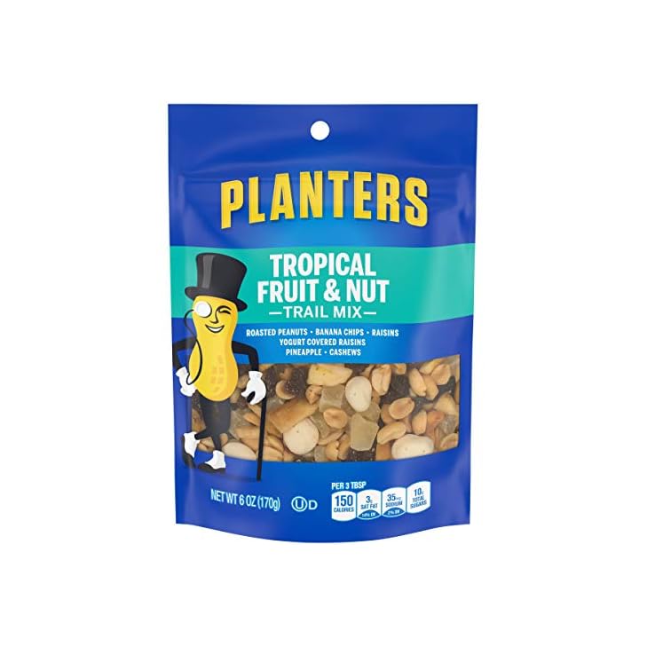 Planters Tropical Fruit & Nut Trail Mix with Roasted Peanuts (Banana