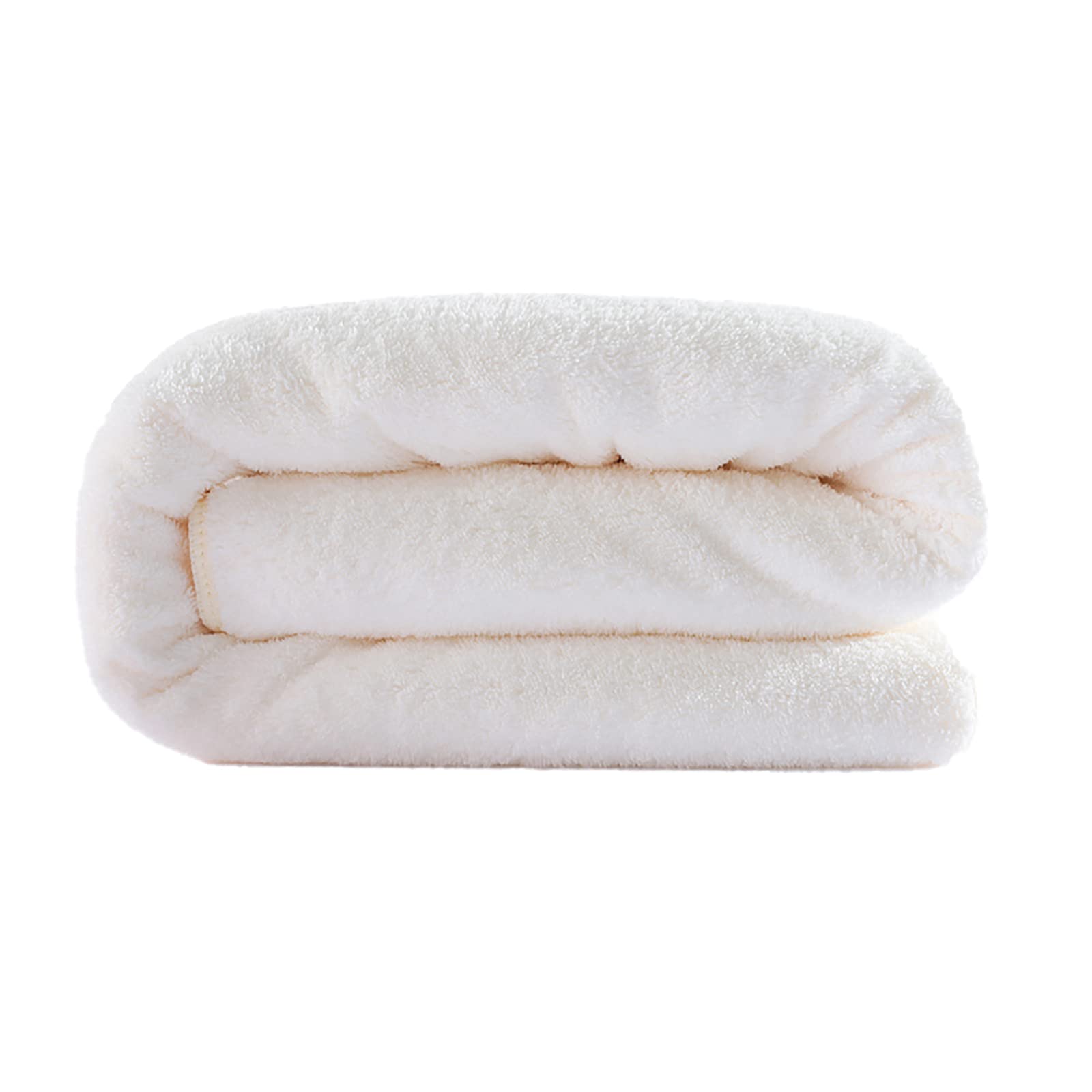 Serviette de bain microfibre extra large 100x150cm blanc hôtel