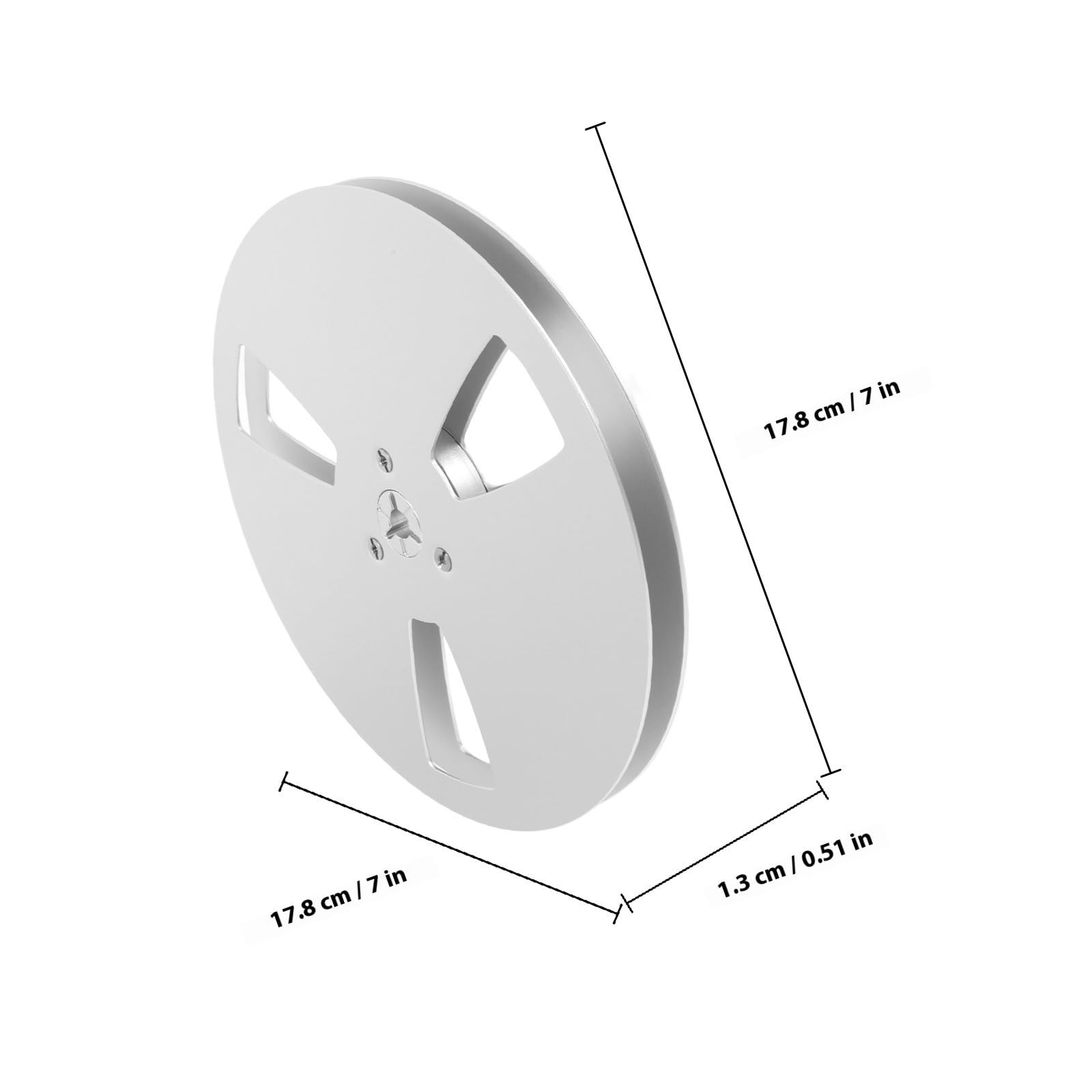 Carrete de Recogida Vacío 7 Pulgadas Aleación de Aluminio para Grabación