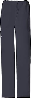 Men & Women Scrubs Pant Workwear Core Stretch Drawstring Cargo 4043