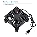 GDSTIME Small 92mm Router Fan Cooler with L/M/H 3 Speed Controller, DC 5V USB Powered Case Cooling Fans for Xbox Modem Routers Mini PC DVR TV Box