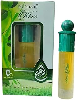 New Classic Khus Perfume Oil Roll On, 6ml, Alcohol-Free Unisex Long Lasting Fragrance