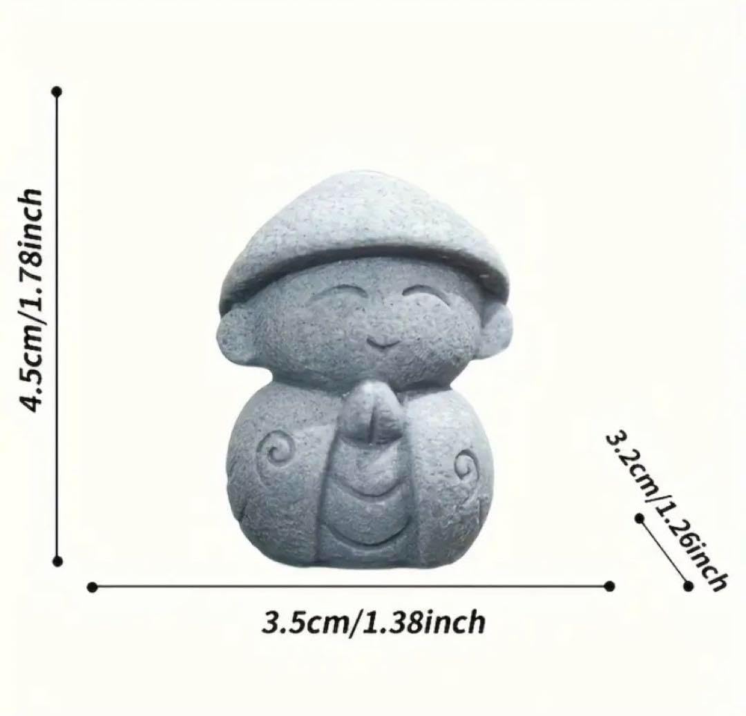 笠地蔵　置物　石像 笠地蔵 おじぞうさん KJ01 おじぞうさま 地蔵菩薩 石像 お地蔵