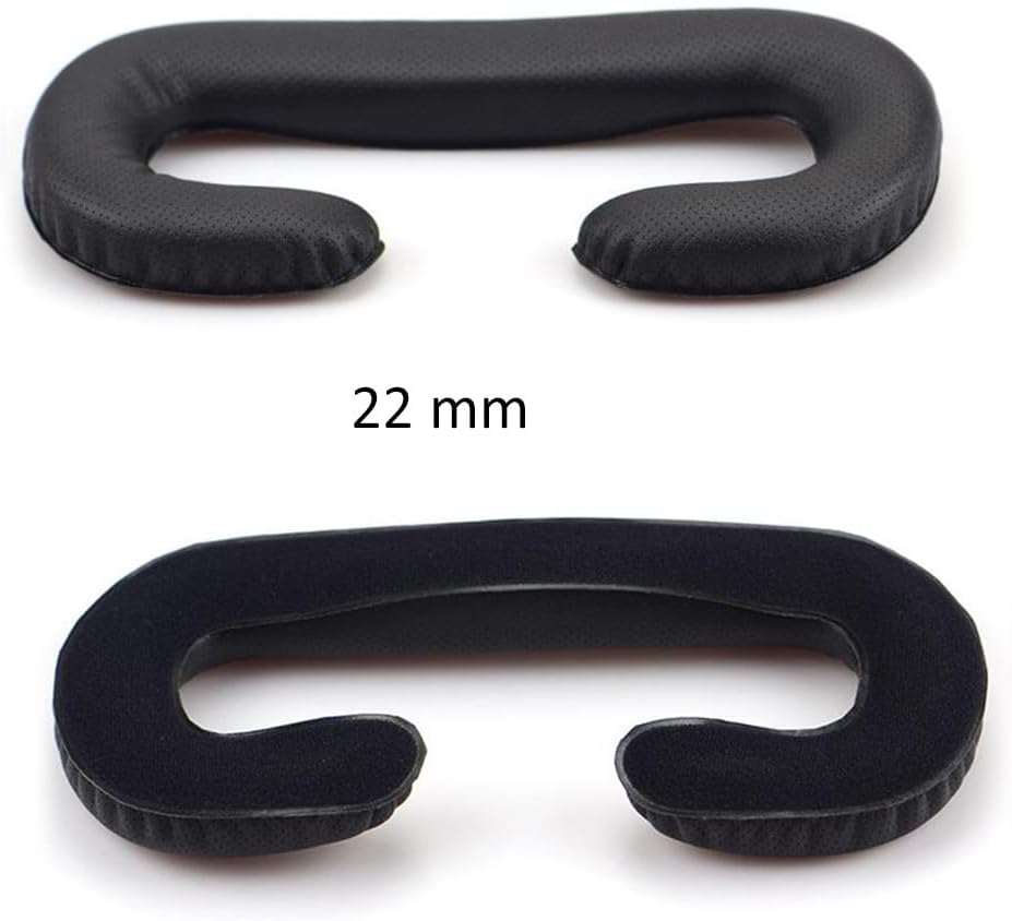 Toddmomy 2PCS PU Face Cushion Foam Eye Pad for VR Headset - Breathable Mask Mat Cover Replacement Virtual Reality Accessories Compatible with Vive