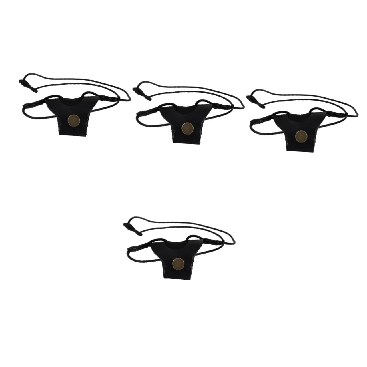 4stücke Einstellbare Brillenhalterkette Aus Kunstleder Sportliches Eyewear-halsband Für Sonnenbrillen Und Lesebrillen Langlebig Und Praktisch Für Täglichen Gebrauch