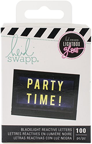Heidi Swapp Lightbox Glow Inserts Yellow Alphabet pour boîte lumineuse - 2