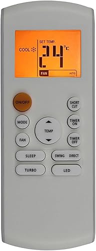 ALINREDBX Reemplazo de control remoto de aire acondicionado adecuado para Midea MRCOOL FRIMEC Klimaire