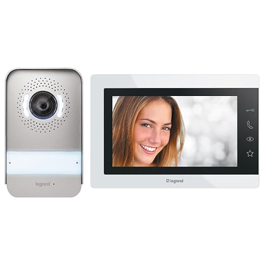 Visiophone Easy Kit Essential écran 7pouces blanc avec platine de rue