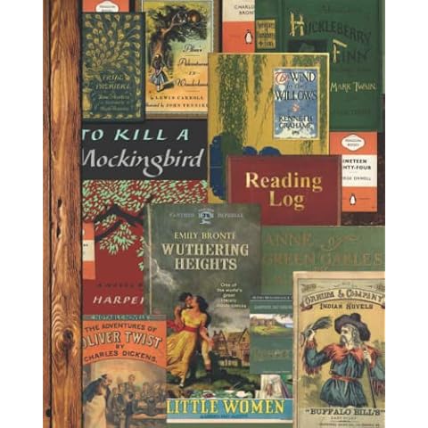 Reading Log: Gifts for Book Lovers (A reading journal with 100 spacious record pages and more in a large soft covered notebook from our Vintage range) (Reading Logs & Journals) Cover