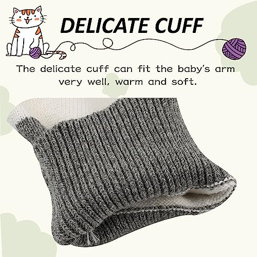 Peecabe Toddler Baby Cable Knit Sweater for Boys Long Sleeve Crewneck Striped Cotton Pullover Sweatshirt Fall Winter 1-5T3