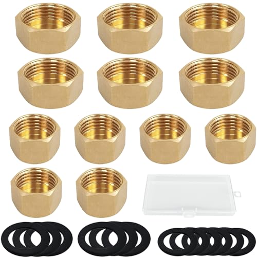 Raccordi Serbatoio Acqua In Ottone - 2 Pezzi, Filettatura 1/2" E 3/8", Con Fascette E Nastro - Foto 9