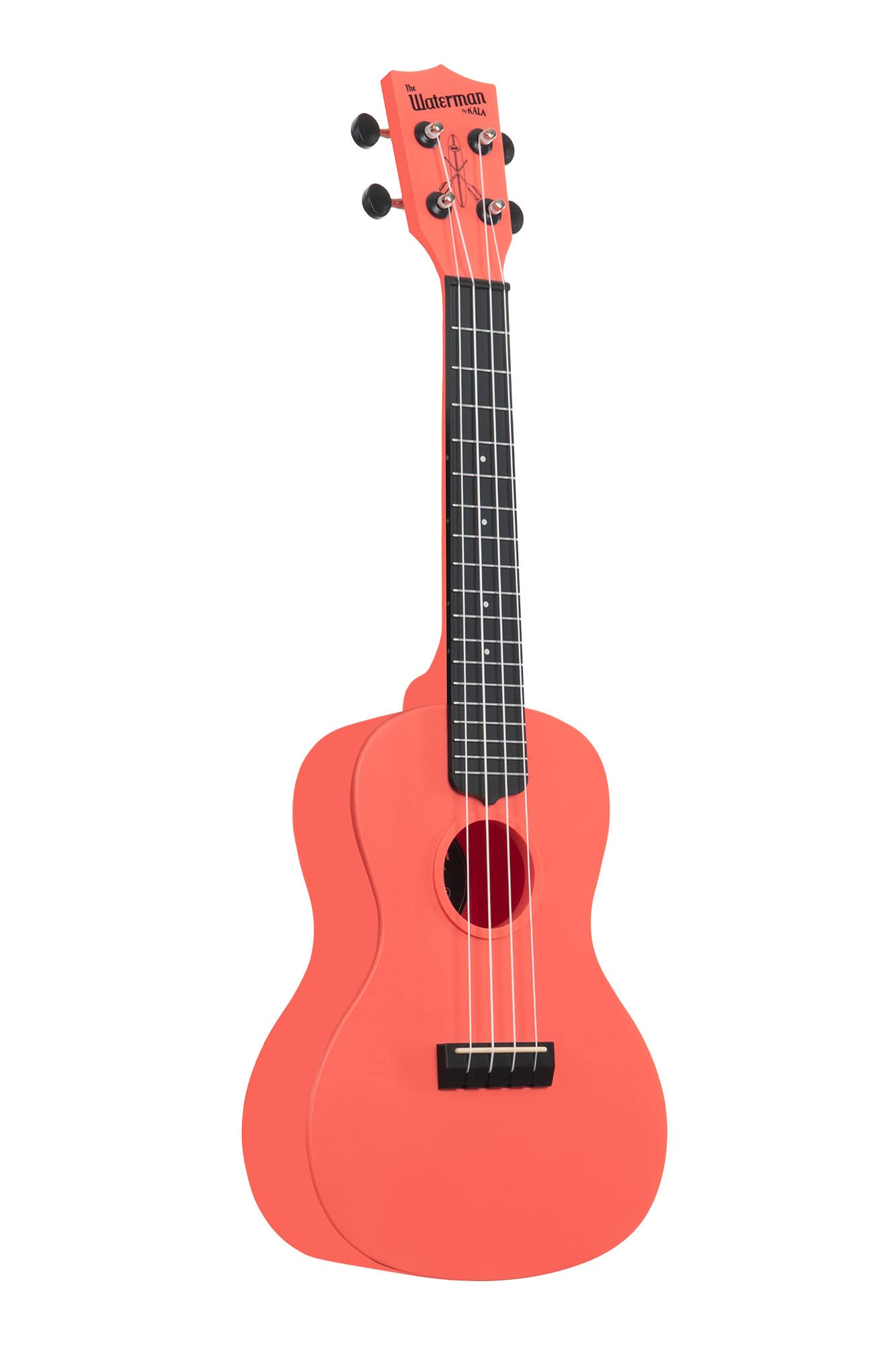 Kala Brand Music Co. The Waterman Beach Collection Ukulélé 4 cordes Droite Rose crépuscule Concert (KA-WMS-PK-C)